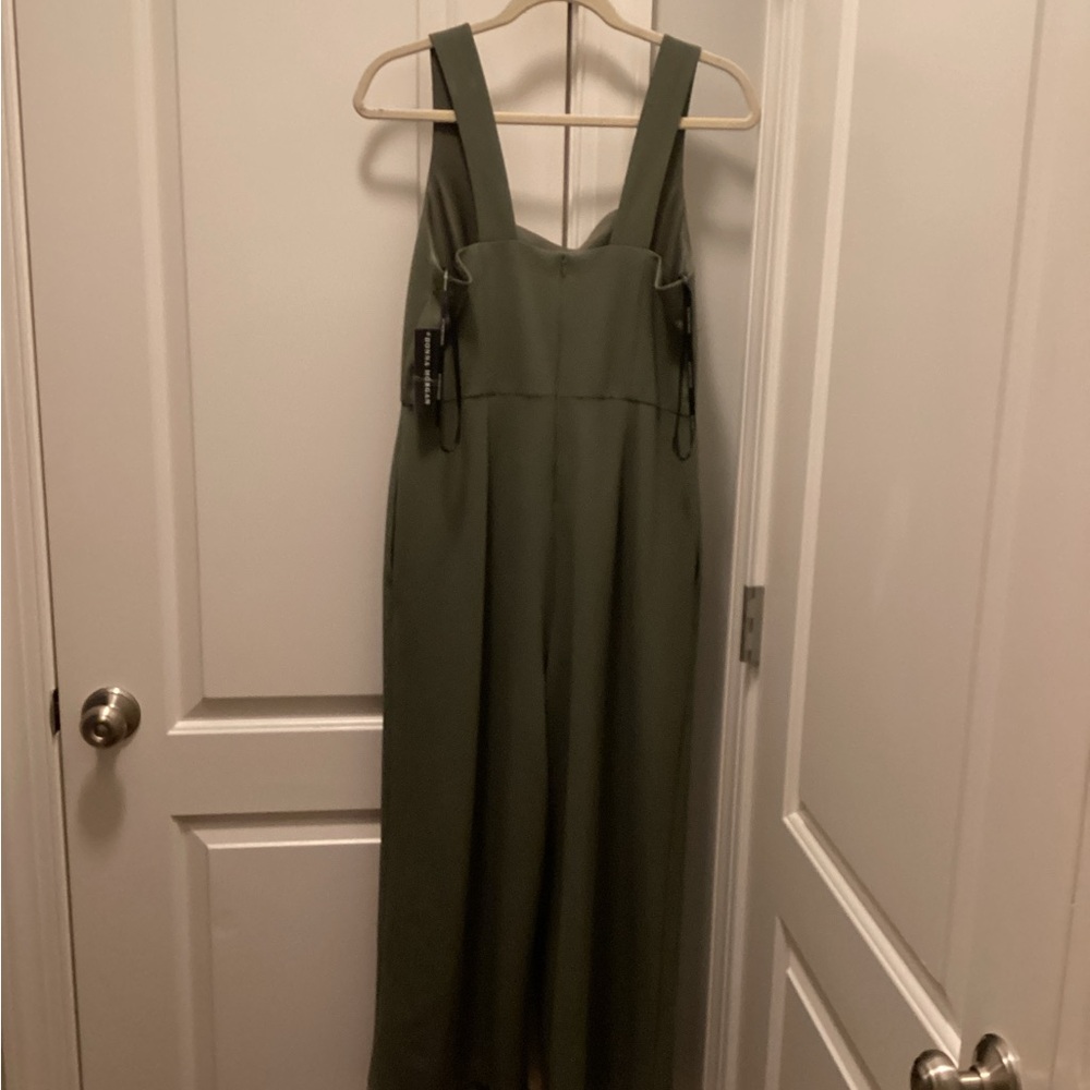 Donna Morgan Olive Jumpsuit